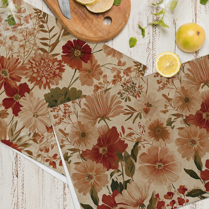 Sviojuce Vintage Fall Pumpkin Oak Leaf Kitchen Towels 16x24 Beige Set of 2