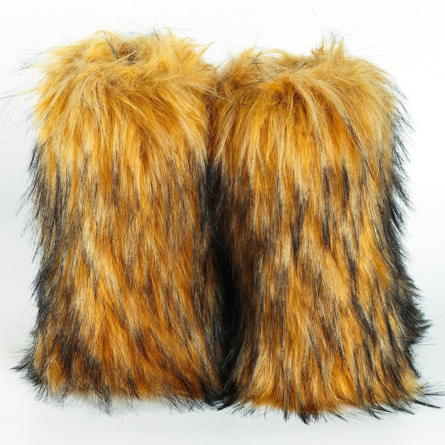 Valpeak Women's Snow Boots Knee High Flat Heel Faux Fur Natural Size 9