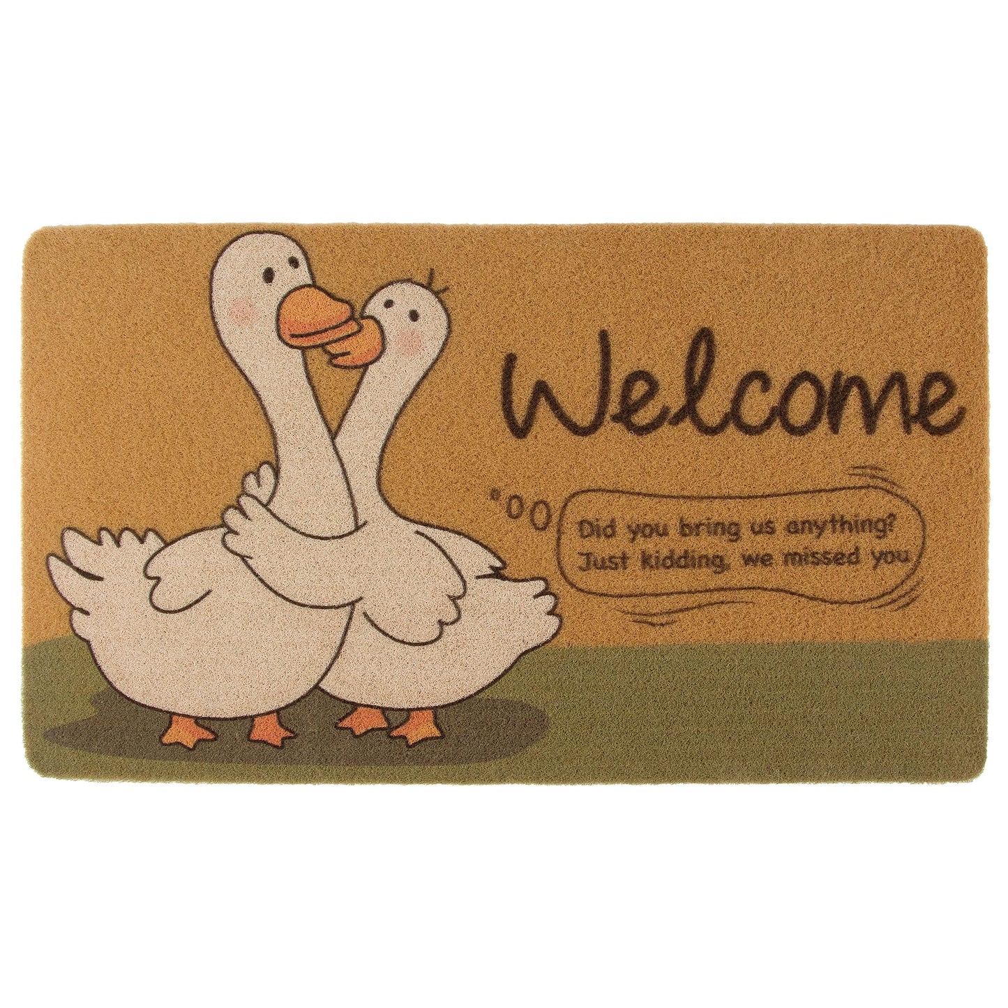 FEXIA Goose Pattern Indoor Outdoor Welcome Mat Rug 29x17 Polyester