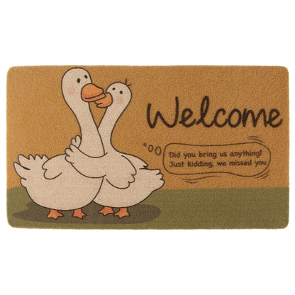 FEXIA Goose Pattern Indoor Outdoor Welcome Mat Rug 29x17 Polyester