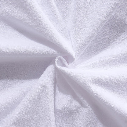 ProtectMySleep Cotton Terry Pillow Protector 2Pack Hypoallergenic Standard Queen