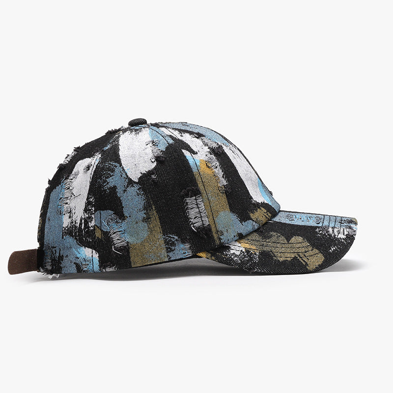 Men's Outdoor Travel Individual Breathable Soft Top Baseball Cap