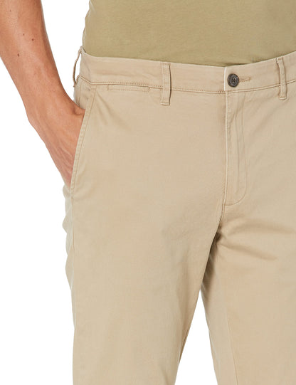 Amazon Essentials Men's Skinny-Fit Washed Stretch Chino Pant Light Khaki 29x34