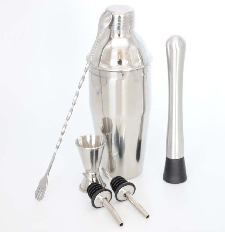 Stainless Steel Cocktail Shaker Ice Bucket Set