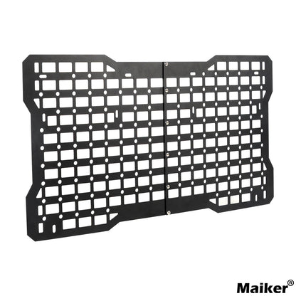 OFF ROAD Tailgate Storage Panel Tailgate Molle Panel Steel Cargo Shelf Storage Luggage Holder Carrier for Ford Bronco Accessorie