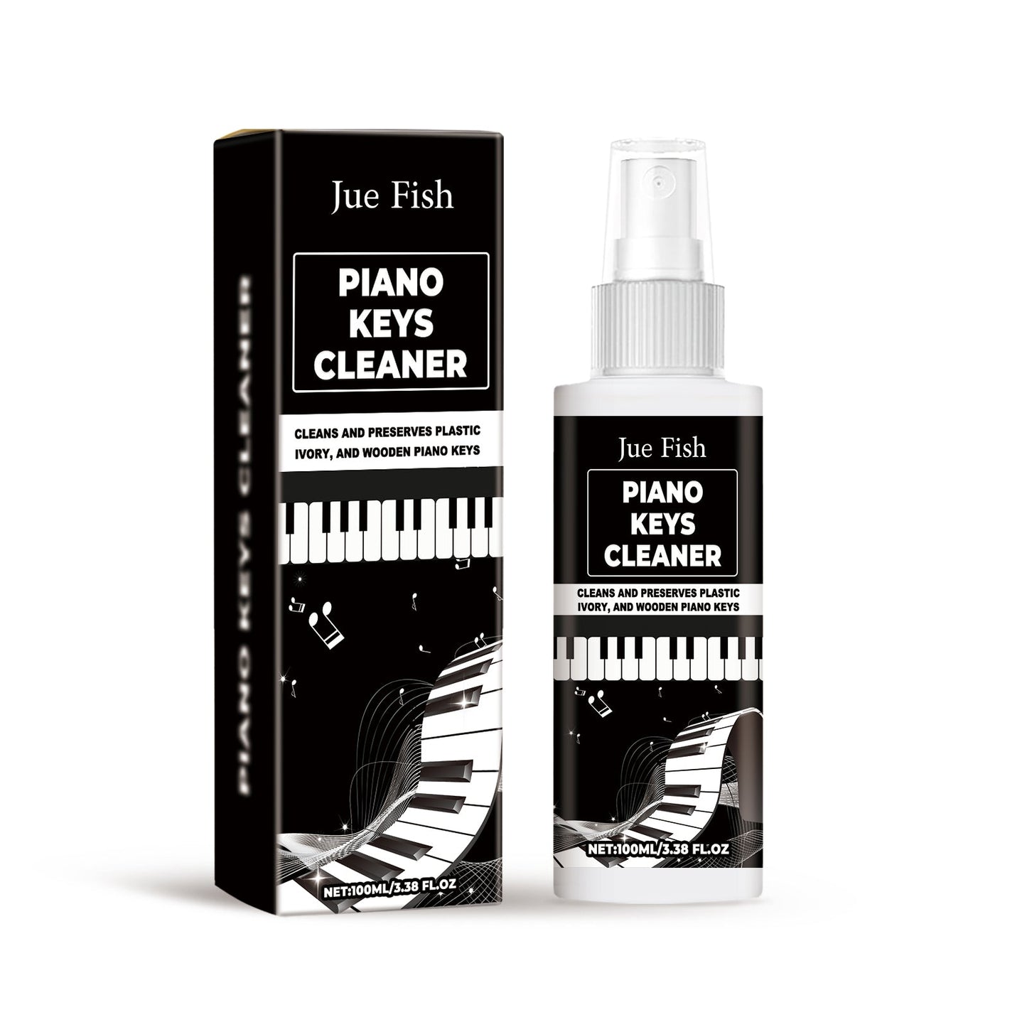 Piano Key Cleaner Cleans Key Stains Gently And Protects Multi-Function Keyboard Cleaner Spray