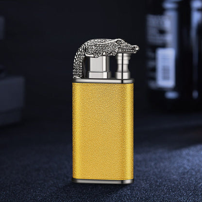 Blue Flame Double Fire Metal Lighter