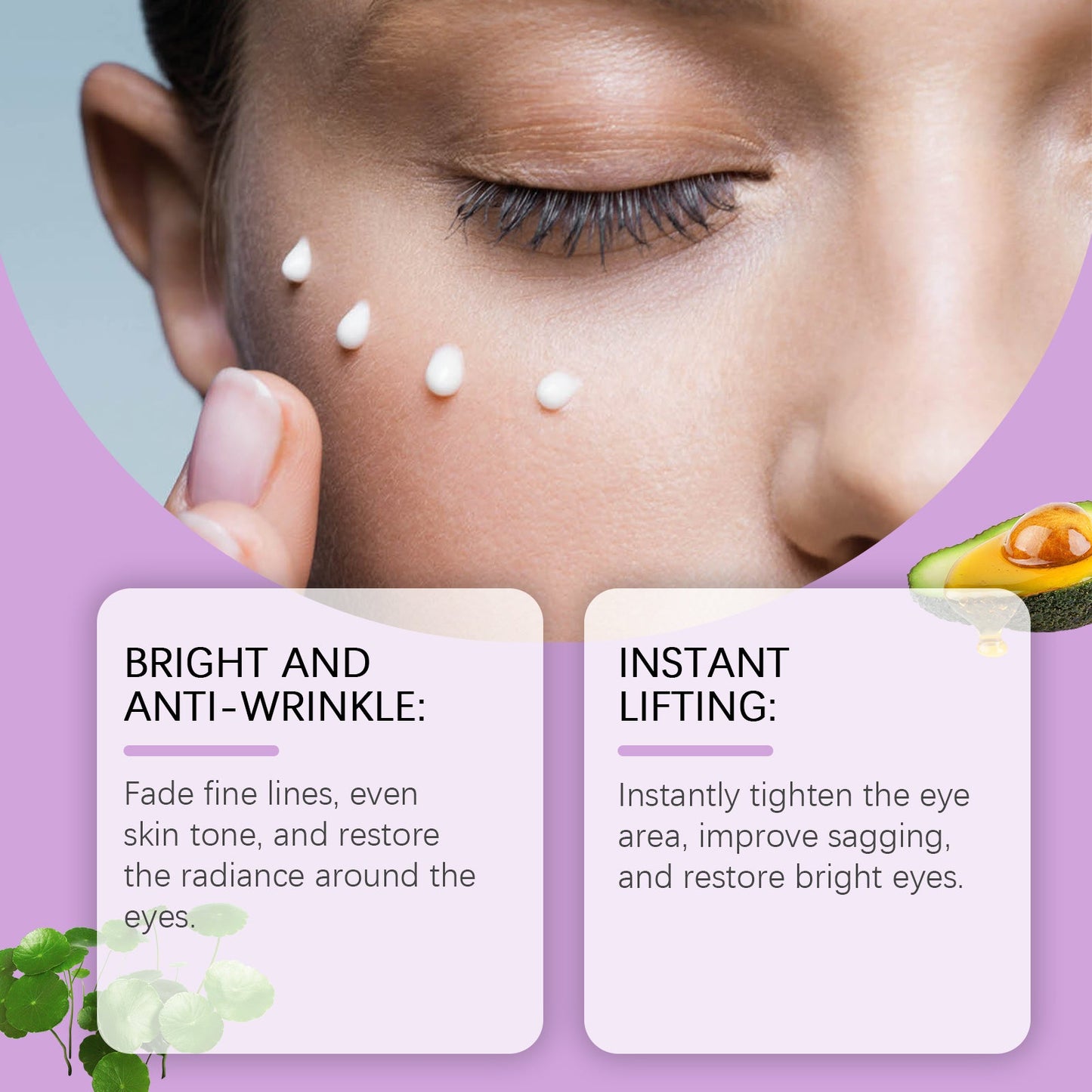 Firming Eye Cream Moisturizes And Hydrates Gently Firming Eye Care Massage Delicate And Smooth Skin Eye Cream