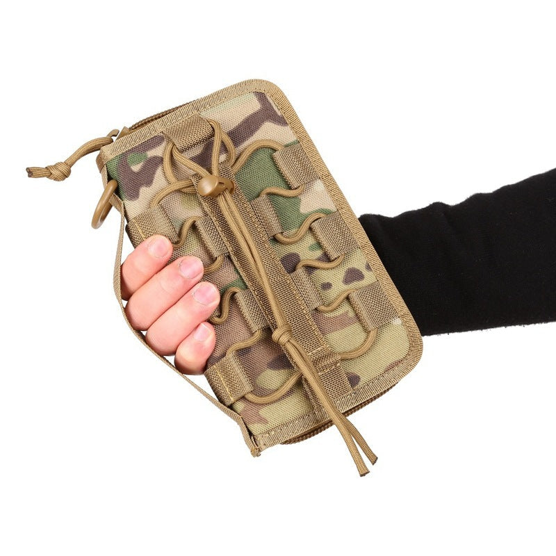 Ma Gaixian's Same Style Xuanwu Tactical Wallet Men's Handbag Outdoor Large Capacity Military Camo Wallet Mobile Case