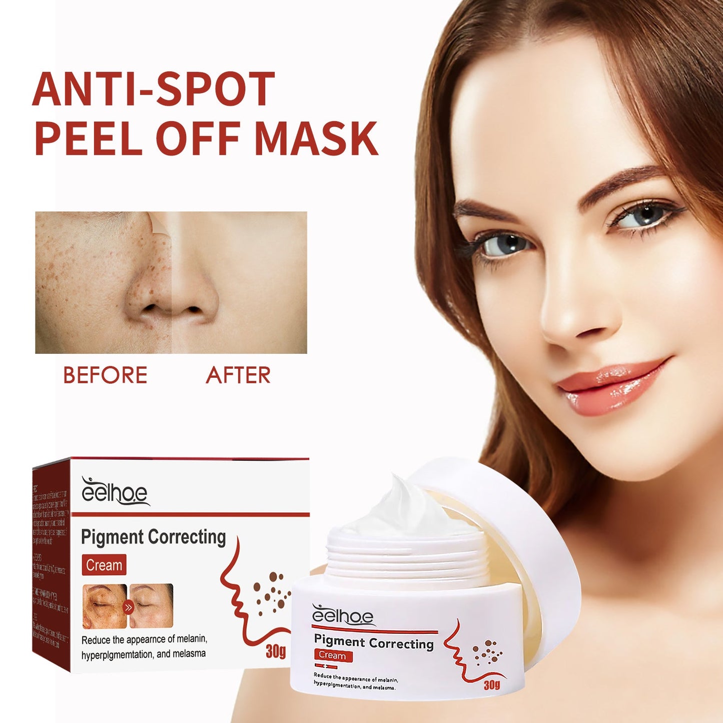 Pigment Repair Cream, Moisturizing And Lightening Freckles Dark Spots Spots Melasma Melanin Beauty Cream
