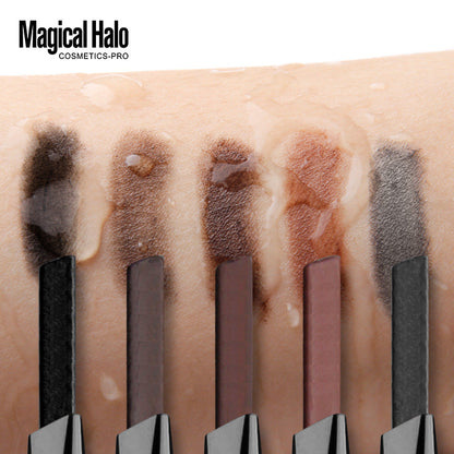 Makeup 5 Color Automatic Eyebrow Pencil Double Head Rotating Waterproof Makeup-Free Free-Shaving Eyebrow Pencil