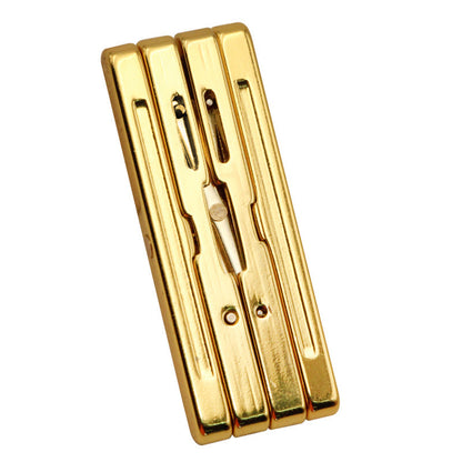 Cigar shelf pure copper gold-plated folding shelf portable cigarette holder simple