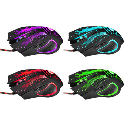 5500DPI USB Wired Gaming Mouse