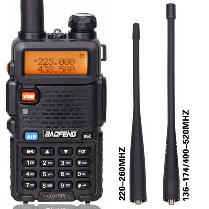 BaoFeng BF-UV5R Tri-Band Walkie Talkie 136-174Mhz 220-260Mhz/400-520Mhz+2 AntennaTwo Way Amatuer Portable ham Radio up of UV-5R