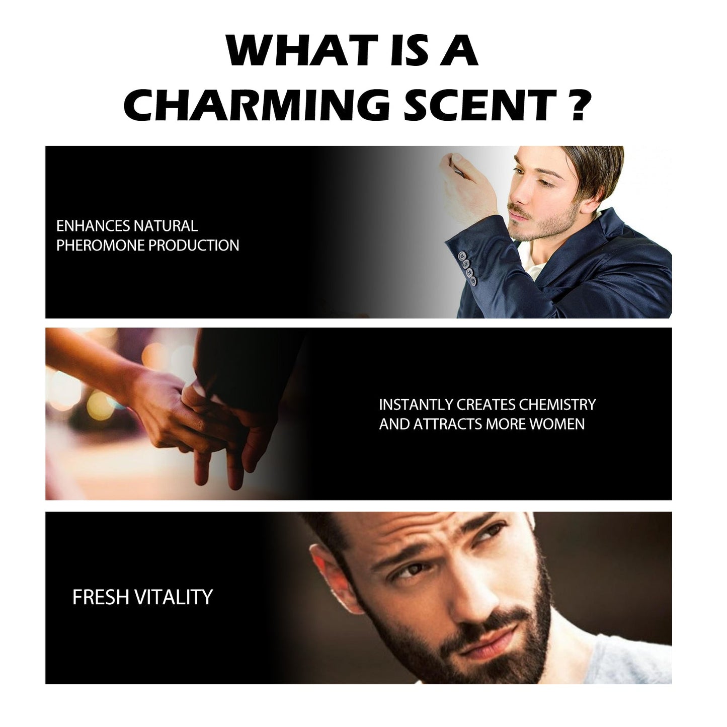 Men's Eau De Toilette Spray Lasting Fragrance Fresh Natural Elegant Release Charm Dating Atmosphere Niche Perfume