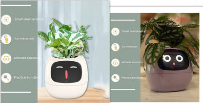 Smart AI Planter with Expressions and Sensors