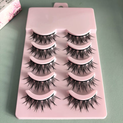 Cartoon Bushy Black Terrier Big Devil False Eyelashes Whole Piece Barbie Eyelashes Natural Little Devil