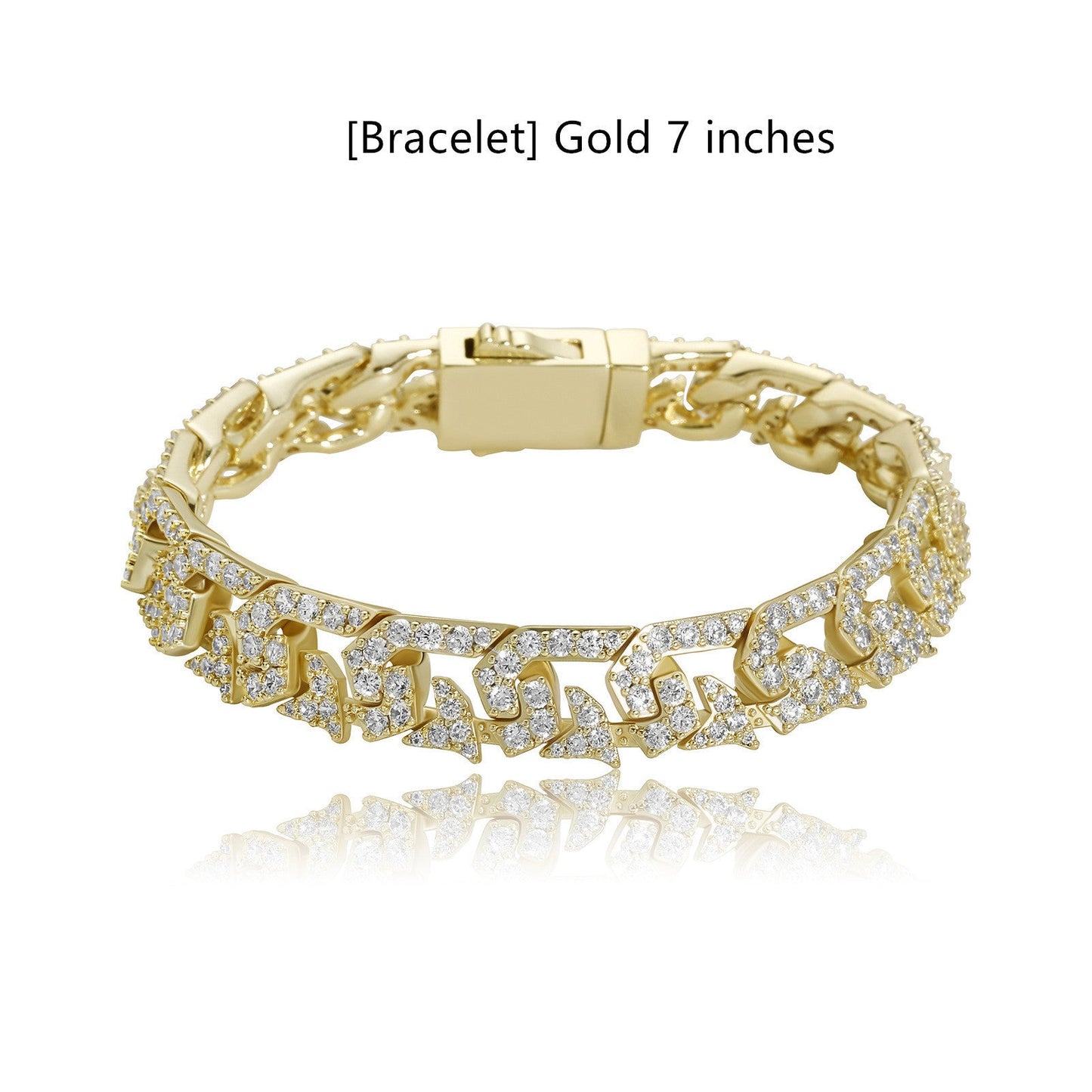 10mm Full Diamond Cuban Link Necklace