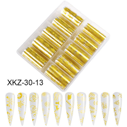Butterfly Laser Star Nail Transfer Paper