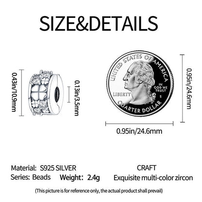 Lucky Clover Buckle DIY jewelry accessories beads
