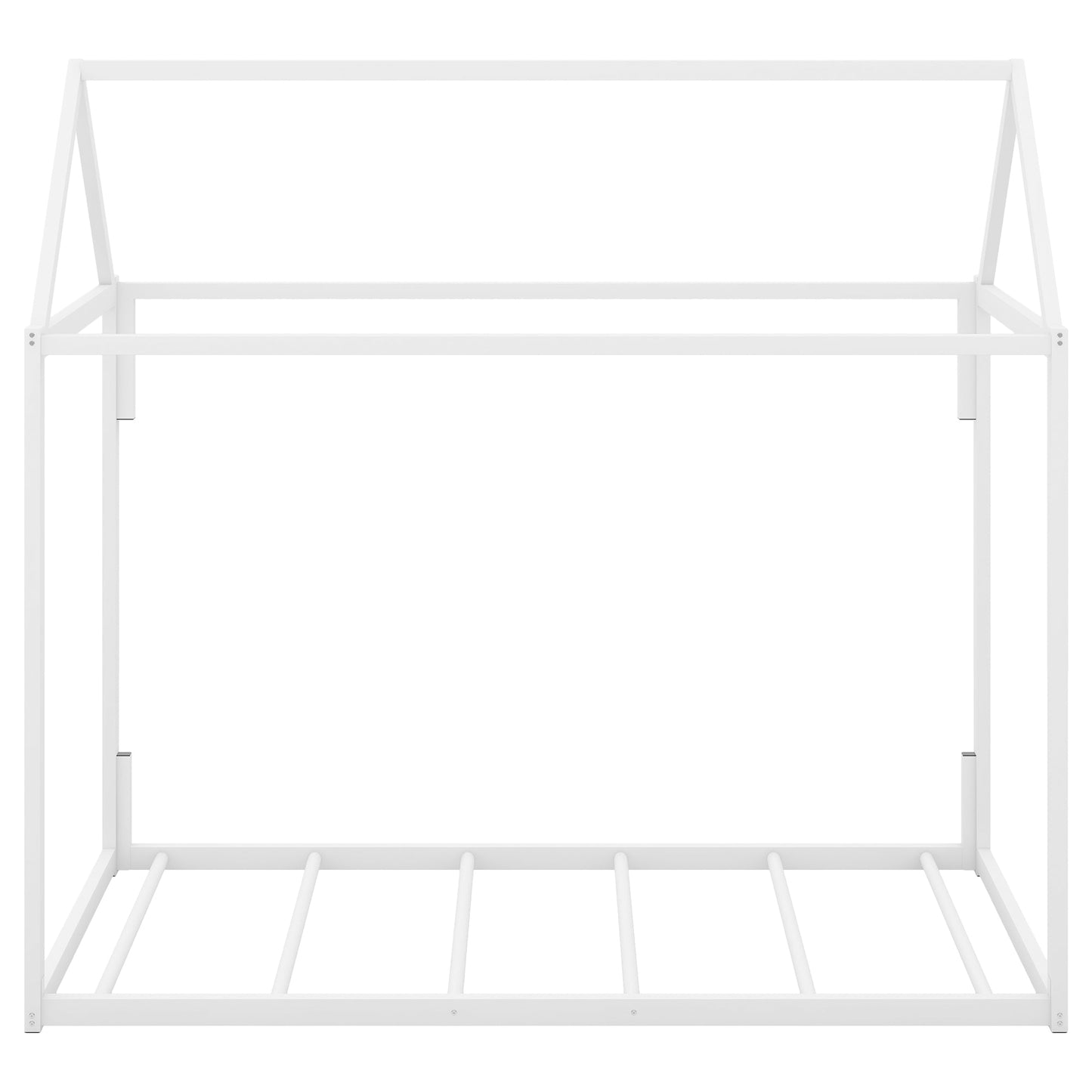Metal House Shape Platform Bed   twin