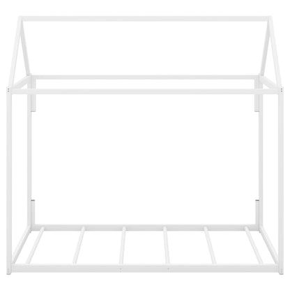 Metal House Shape Platform Bed   twin
