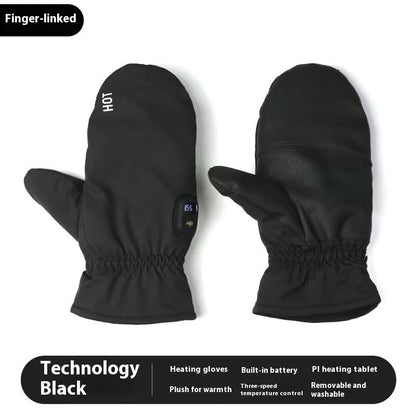 Winter Warm Windproof Electric Heating Gloves
