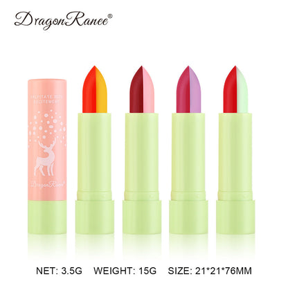 Macaron Color Changing Single And Double Color Lipstick Lipstick Lasting And Not Easy To Decolorize Biting Lip Moisturizing Warm Color Lipstick