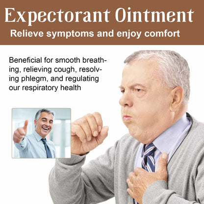 Expectorant Ointment, Body Care Relief Phlegm Throat Dry Itching Foreign Body Point Discomfort Repair Cream
