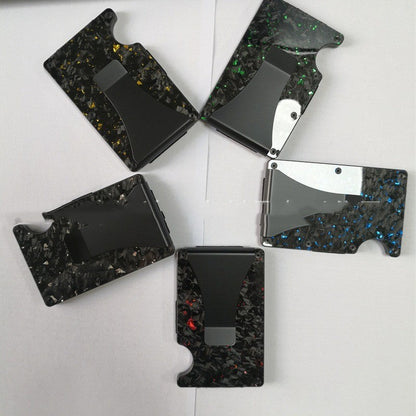 Carbon Fiber Wallet with RFID Card Holder