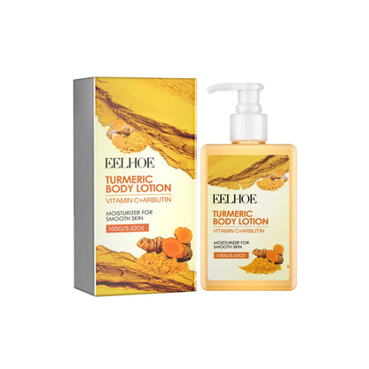 Turmeric Body Lotion, Moisturizing And Moisturizing Whitening Skin Refreshing And Brightening Winter Skin Care Body Lotion