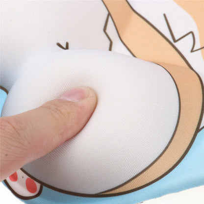 Lovely Corgi Non Slip Silica Gel Wrist Rest Mouse Pad Wrist Support Computer Ergonomic Mouse Mat Comfortable