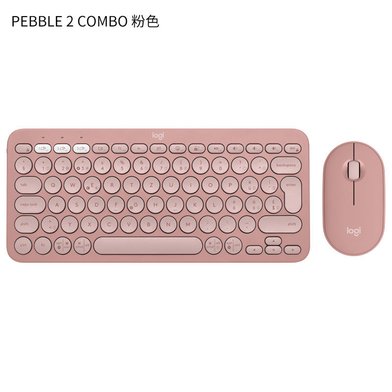 Logitech K380 Mini Bluetooth Wireless Keyboard Tablet Phone Pebble2+K390 Set