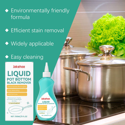 Pan Bottom Cleaner Clean Kitchen Utensils Pan Bottom Grease And Dirt Clean Polishing Anti-Rust Multi-Effect Cleaning Liquid