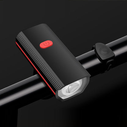 Bicycle lights, headlights, mountain bikes, night riding, charging, strong light flashlight, USB charging, horn lights, riding e