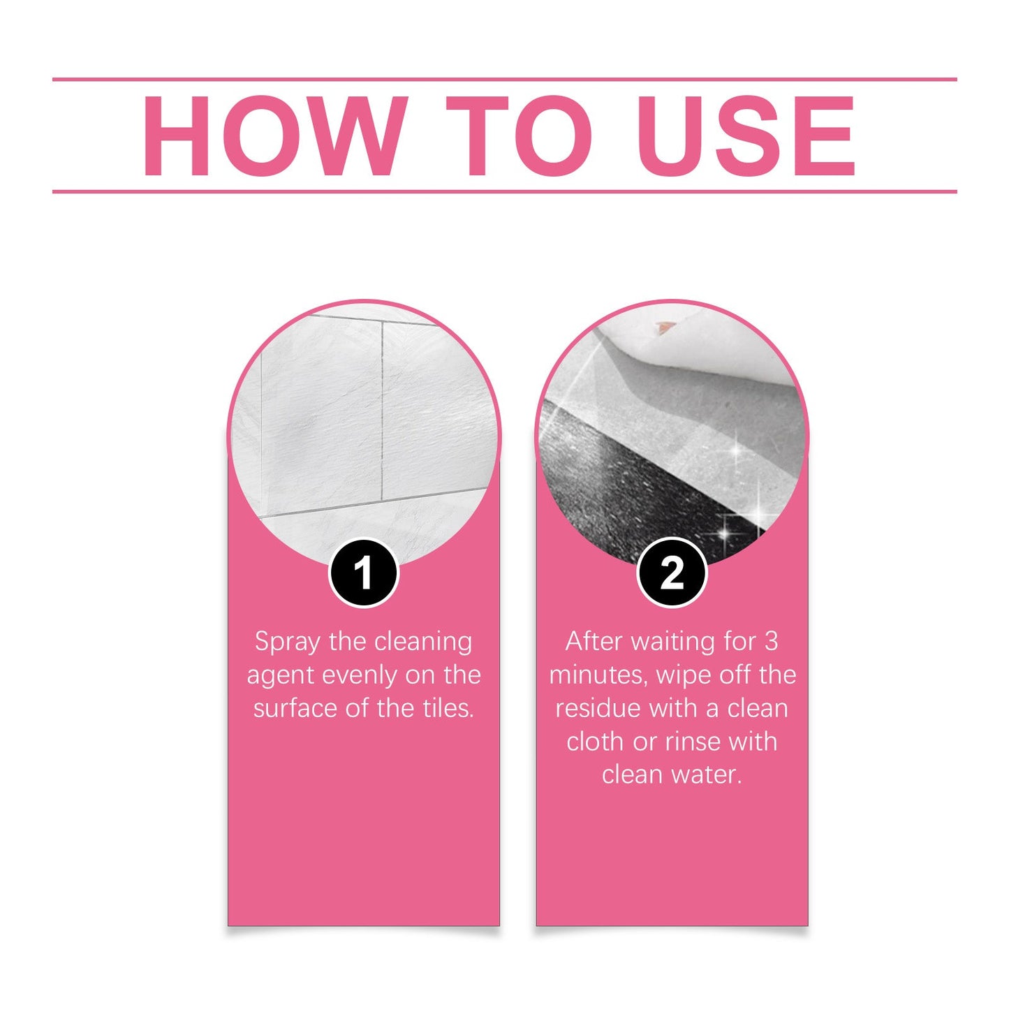 Multi-Purpose Tile Cleaner Living Room Kitchen Floor Decontamination Brightening Clean Polishing Remove Oil Clean