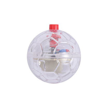 Cat Dog Toy Ball New Fashion Glowing Transparent Plastic Ball Pet Interactive Toy Funny Training Cat GlowBalls Toys Pet Products