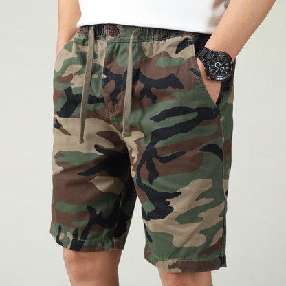 Straight Sports Leisure Five-Point Cotton Work Shorts