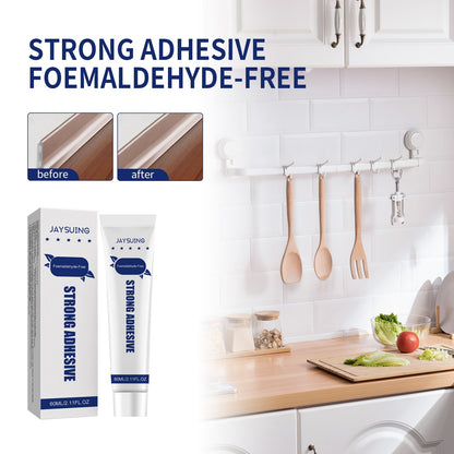 Nail-free Adhesive, Household Hardware Auxiliary Adhesive Glass Shelving Adhesive Hole Free Nail-free Adhesive