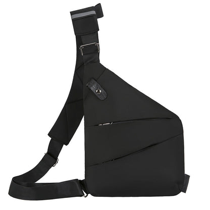 Multi functional sports waist bag single shoulder anti-theft bag lightweight and close fitting chest bag