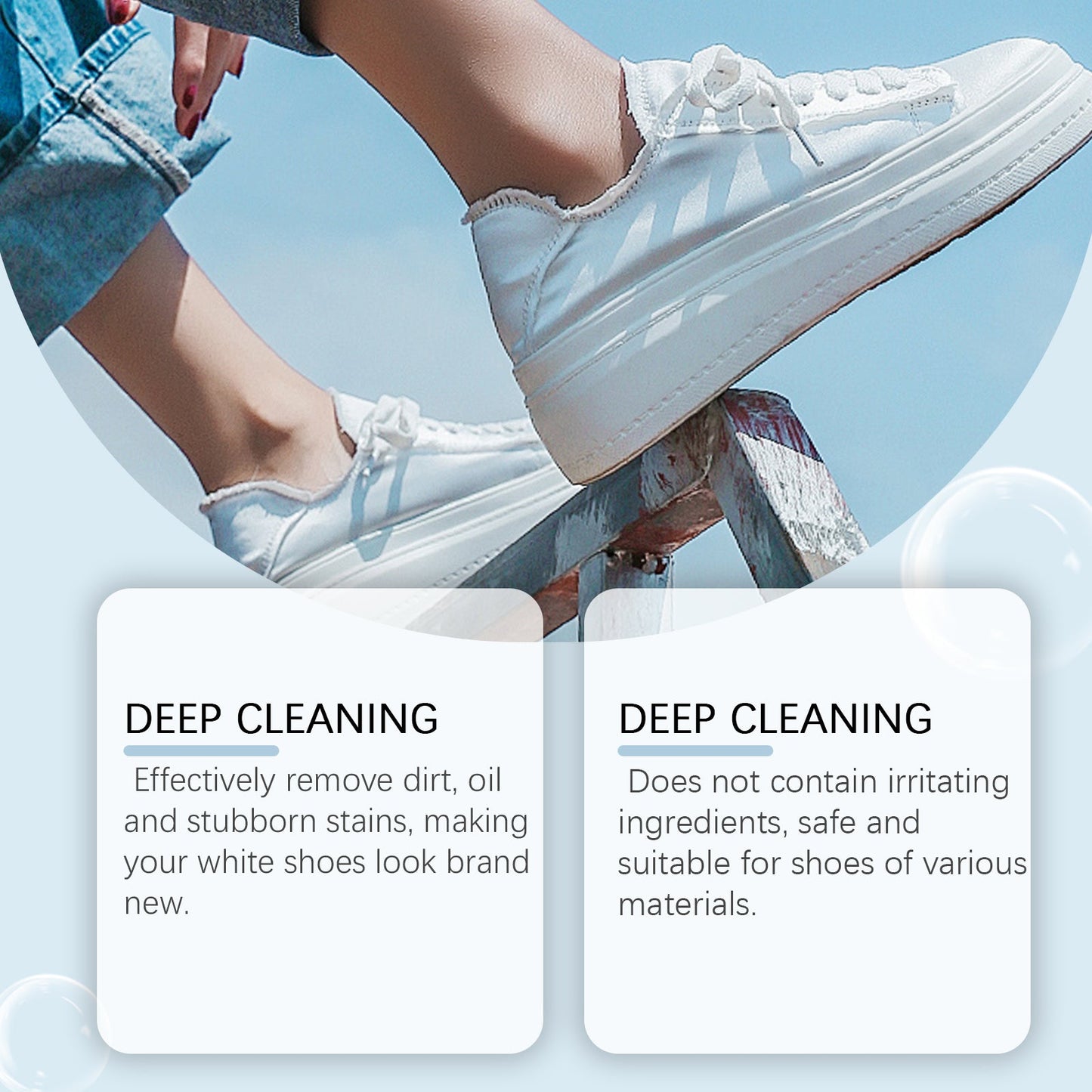 Shoe Decontamination Cleaning Cream Gentle Cleaning Effective Stain Removal Multi-Functional Shoe Cleaning Cream