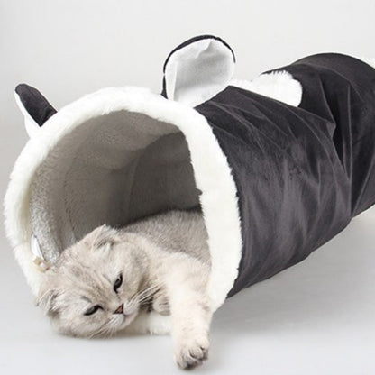 Crinkle Cat Plush Tunnel 3 Animal Styles