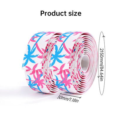 Npy EVA PU Road Bike Handlebar Tape, Anti - Slip & Shock - Absorbing, Sakura Design, with End Plugs