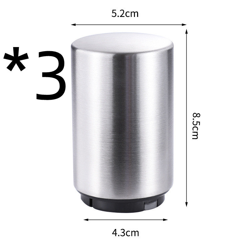 Creative Stainless Steel Beer Bottle Bar Press Opener Automatic Summer Party