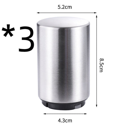 Creative Stainless Steel Beer Bottle Bar Press Opener Automatic Summer Party