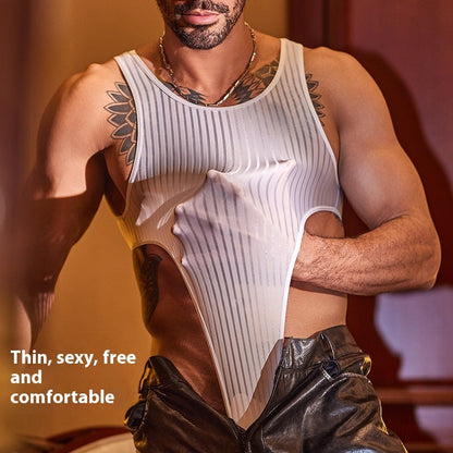 Men's Sleeveless Tight Top Breathable Body Shaping