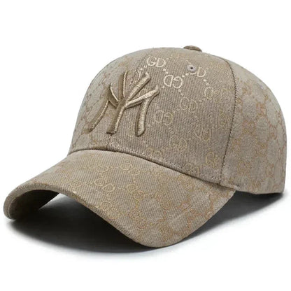 Fashion Men Women Cotton Embroidery for MY Baseball Caps Outdoor Sport Fishing Golf Sunshade Adjustable Hat Casual Four Seasons