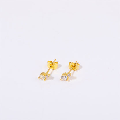 December Birthstone Zircon Earrings