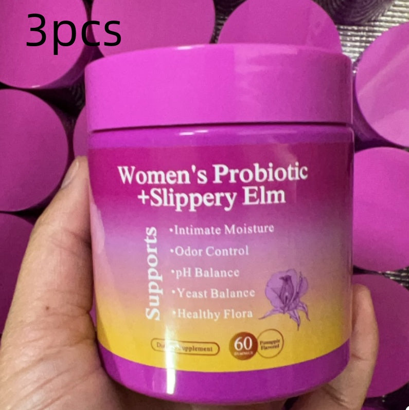 60 Pineapple Flavor Female Probiotic Gummies