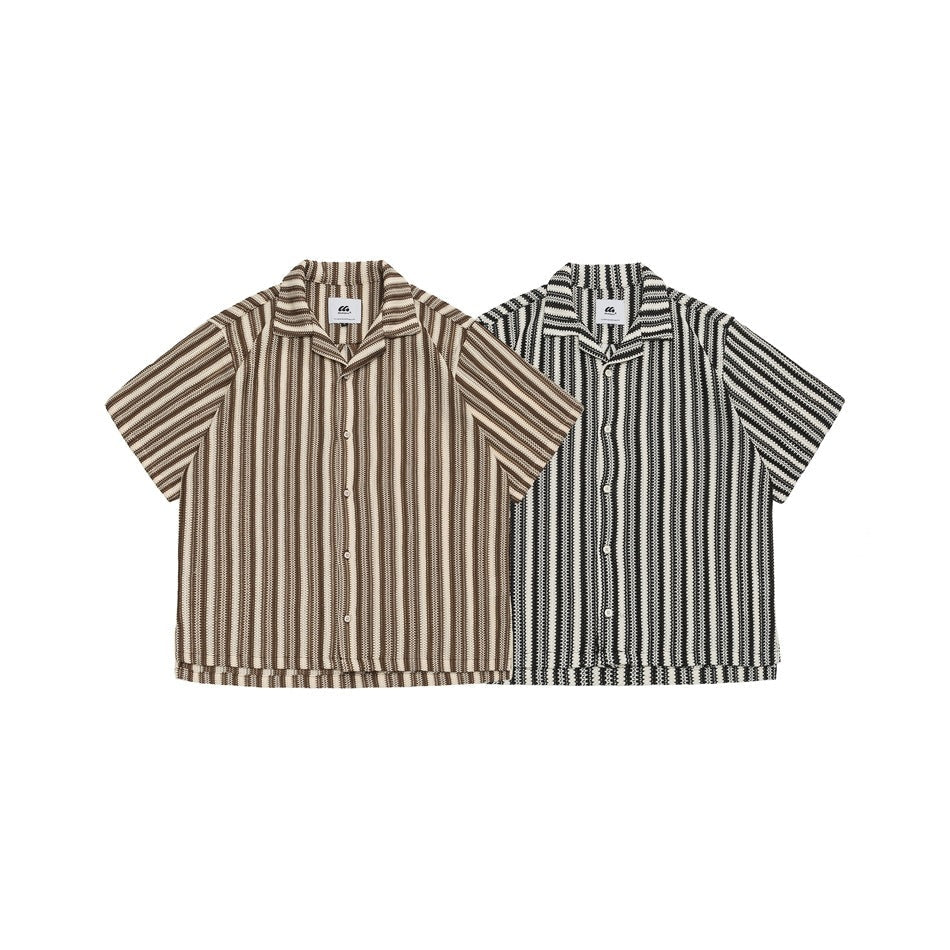 Shirt Men's Loose Short Sleeve Jacket